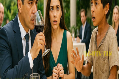 “¡TU NOVIA PUSO ALGO EN TU VINO!” DIJO EL NIÑO POBRE AL MILLONARIO… PERO ÉL SE RÍO, HASTA QUE…