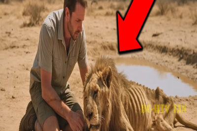 Un hombre encuentra un león al borde de la muerte ¡la reacción del animal sorprende al mundo!…