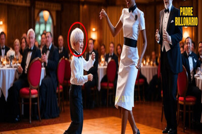 Padre BILLONARIO Ve a Camarera Negra Dejar Que Su Hijo Discapacitado Dirija Un Baile —Y Le Cambia…