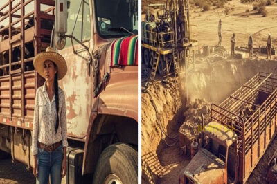 Ella desapareció con el camión y 40 toros —7 años después, una sonda de petróleo perfora esto en…