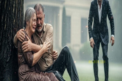 💔 MILLONARIO LLEGA SIN AVISAR ENCUENTRA SUS PADRES BAJO LA LLUVIALO QUE HIZO DEJÓ TODOS SIN PALABRAS…