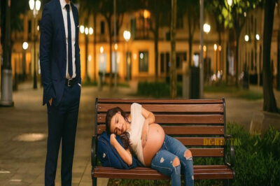 EXPULSADA DE CASA POR ESTAR EMBARAZADA, DUERME EN UNA PLAZA… UN MILLONARIO LA VE Y LO CAMBIA TODO…