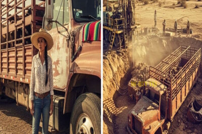 Ella desapareció con el camión y 40 toros —7 años después, una sonda de petróleo perfora esto en…