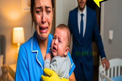 LA EMPLEADA LLORA ABRAZADA AL BEBÉ DEL MILLONARIO… ¡LA RAZÓN TE ROMPERÁ EL ALMA!…