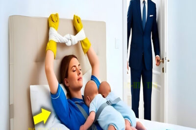 Millonario regresa de viaje de negocios — sorprendido al encontrar a la criada atada con sus gemelos…