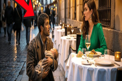 “¿Puedo Comer Sus Sobras, Señora?” — Pero Al Mirarlo A Los Ojos, La Millonaria Lo Cambió Todo…