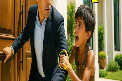 “NO ENTRES A LA CASA, TU NOVIA TE TENDIÓ UNA TRAMPA” — GRITÓ EL NIÑO POBRE AL MILLONARIO…