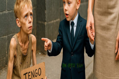 Madre, él es mi hermano! – dijo el niño a su madre millonaria al ver al chico en la calle. Entonces…