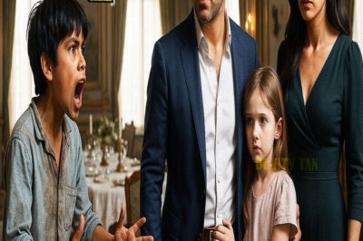 “¡TU ESPOSA NO DEJA QUE TU HIJA COMA!” DIJO EL NIÑO POBRE AL MILLONARIO, DEJÁNDOLO EN SHOCK…