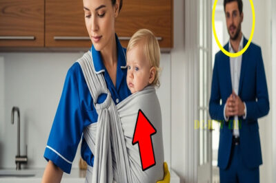 ¡MILLONARIO DESCUBRE A SU EMPLEADA CARGANDO A SU BEBÉ Y SE QUEDA EN SHOCK!