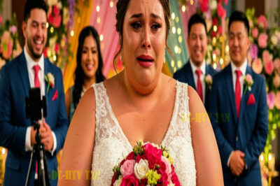 En plena boda, el micrófono quedó abierto… y oí a mi esposo decir “No soporto ni besar a esta gorda”…