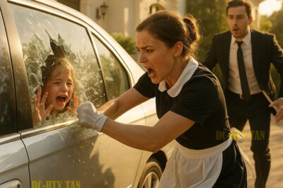 La nueva esposa de un millonario “olvida” a su hija encerrada en el coche, hasta que la criada hizo lo increíble…