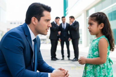 La niña oyó a los guardias hablar en chino y advirtió al millonario que no subiera el auto…