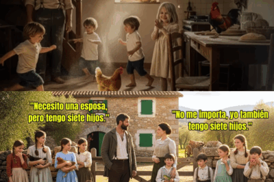 “Pidió una ESPOSA por carta… pero todas huían al ver sus SIETE hijos… hasta que una se quedó