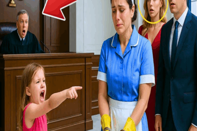 ¡SUELTEN A LA EMPLEADA, LA CULPABLE ES MI MADRASTRA!La hija del millonario irrumpe en el tribunal…