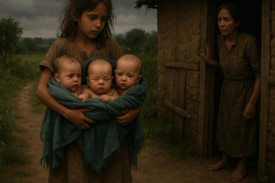 Niña pobre encuentra a tres bebés | pero nadie imaginaba quién era su verdadero padre 😢💔