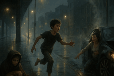 💔 Un niño sin hogar salvó a una mujer… sin saber quién era