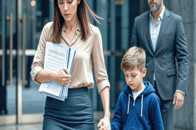 UNA MADRE HUMILDE FUE DESPEDIDA POR LLEVAR A SU HIJO… PERO EL JEFE MILLONARIO LO VIO TODO Y…