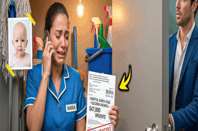 “NO PUEDO PAGAR EL TRATAMIENTO” LLORÓ LA LIMPIADORA—EL DUEÑO QUE ESCUCHÓ TODO HIZO ESTO