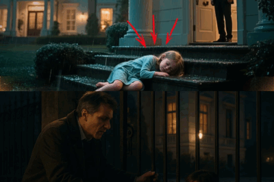 “Una niña abandonada dormía frente a una mansión… sin saber que el dueño era su verdadero padre”