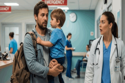 Un padre soltero lleva a su hijo al hospital… y se sorprende al ver quién es el médico