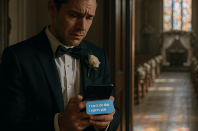 Mi prometida me mandó un mensaje minutos antes de la boda: No puedo hacer esto. Te rechazo…