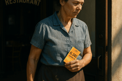 Me echaron por dejar caer un plato — salí callada con el boleto de 6,8 millones en el sostén