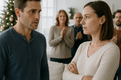 Mi esposa me pidió el divorcio el día de Navidad y su familia empezó a aplaudir… Pero lo que hice después los dejó PÁLIDOS…