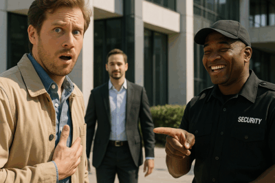 Decidí visitar a mi esposa en su trabajo como CEO… pero no esperaba ver esto en la entrada