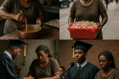 UNA MADRE LLEGÓ SUCIA A LA GRADUACIÓN DE SU HIJO… Y LO QUE EL JOVEN DIJO AL MICRÓFONO…