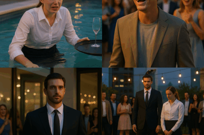 La camarera fue empujada a la piscina. Todos rieron, hasta que un multimillonario entró y lo cambió todo.