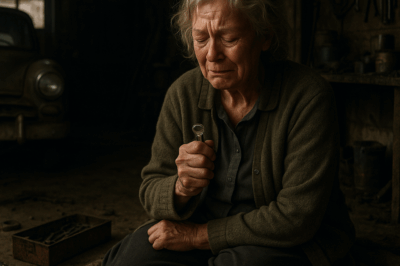 Heredé un garaje deteriorado de mi esposo, pero cuando entré, ¡me quedé paralizada con lo que vi…!