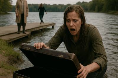 Vi a mi nuera lanzar una maleta al lago y huir. Lo que encontré dentro me aterrorizó…