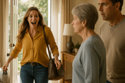 Tras una herencia, corrió a casa para sorprender a su esposo y a su suegra. Pero al abrir la puerta…