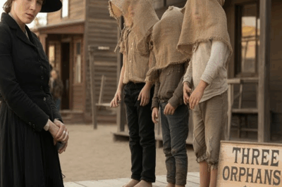 Una viuda solitaria compró tres huérfanos con sacos que les cubrían la cabeza y se los llevó cuando uno de ellos…