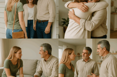 “Nunca esperó que su madre corriera hacia su novio de 40 años con lágrimas en los ojos… lo que dijo a continuación lo cambió todo.”