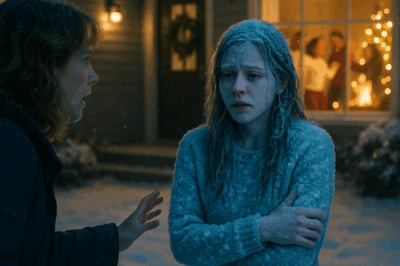 La Noche de Navidad Encontré a Mi Hijo Temblando Afuera… Mientras la Familia de Mi Nuera Reía Cómodamente Frente a la Chimenea…