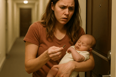 Volví de la maternidad, pero la llave no entraba. En la puerta había una nota:“Departamento vendido”