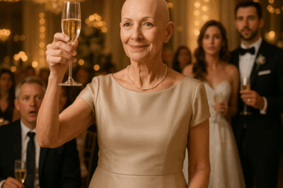 Me desperté calva el día de la boda de mi hijo. Mi nuera dejó una nota: “Ahora tienes el look que…