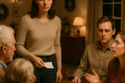 Durante la CENA, mi hermana dijo que estaba embarazada y que el padre es mi esposo…