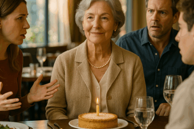 En el día de mi cumpleaños recibí una “sorpresa” de la familia. Al llegar al restaurante, la esposa