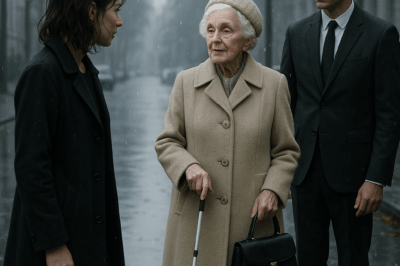 “Finge ser mi nieta… tu marido se arrepentirá”, me susurró la anciana ciega. Y UNA HORA DESPUÉS, LO QUE OCURRIÓ CAMBIÓ TODA MI VIDA…