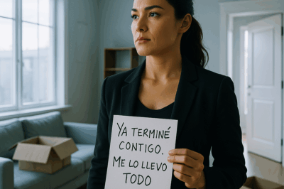 Mi esposo me dejó una nota que decía: “Terminé contigo y me llevo TODO” — Pero jamás imaginó lo que hice DESPUÉS… y cómo eso le destruyó su plan…