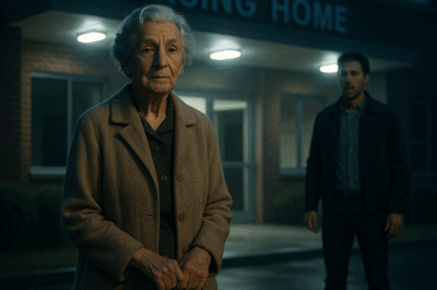 TE VAMOS A DEJAR EN EL ASILO ESTA NOCHE”, dijo mi hijo. Pero cuando volvió… se le congeló la sonrisa…