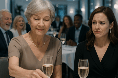 En mi fiesta de jubilación, vi a mi nuera poner ALGO en mi bebida… así que cambié de copa en el último segundo — y LO QUE PASÓ DESPUÉS LA DEJÓ EXPUESTA FRENTE A TODOS