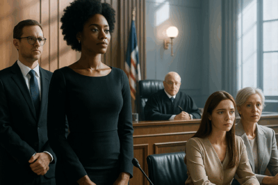 En el juicio de divorcio, Anne vio a su suegra y a la amante de su esposo sentadas juntas… pero NUNCA olvidarán la frase que Anne dijo cuando el juez le dio la palabra…