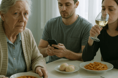 “TE VAMOS A DEJAR EN EL ASILO ESTA NOCHE”, me dijo mi hijo… Pero cuando volvió a buscarme, SU SONRISA SE LE CONGELÓ AL VER QUIÉN LO ESTABA ESPERANDO…
