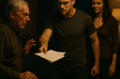 Mi Hijo Tomó Un Cinturón Para Obligarme A Firmar… “¡Ahora Todo Va A Ser Nuestro!”, Se Rió Mi Nuera…