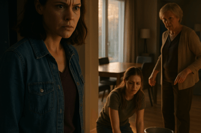 Encontré a Mi Hija De Rodillas, Temblando, Fregando el Piso de la Suegra…Entonces Hice Algo Que…