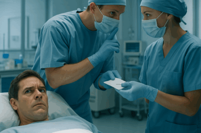 Durante mi vasectomía oí al cirujano decir: “Dale esto a su esposa… que él no lo vea”